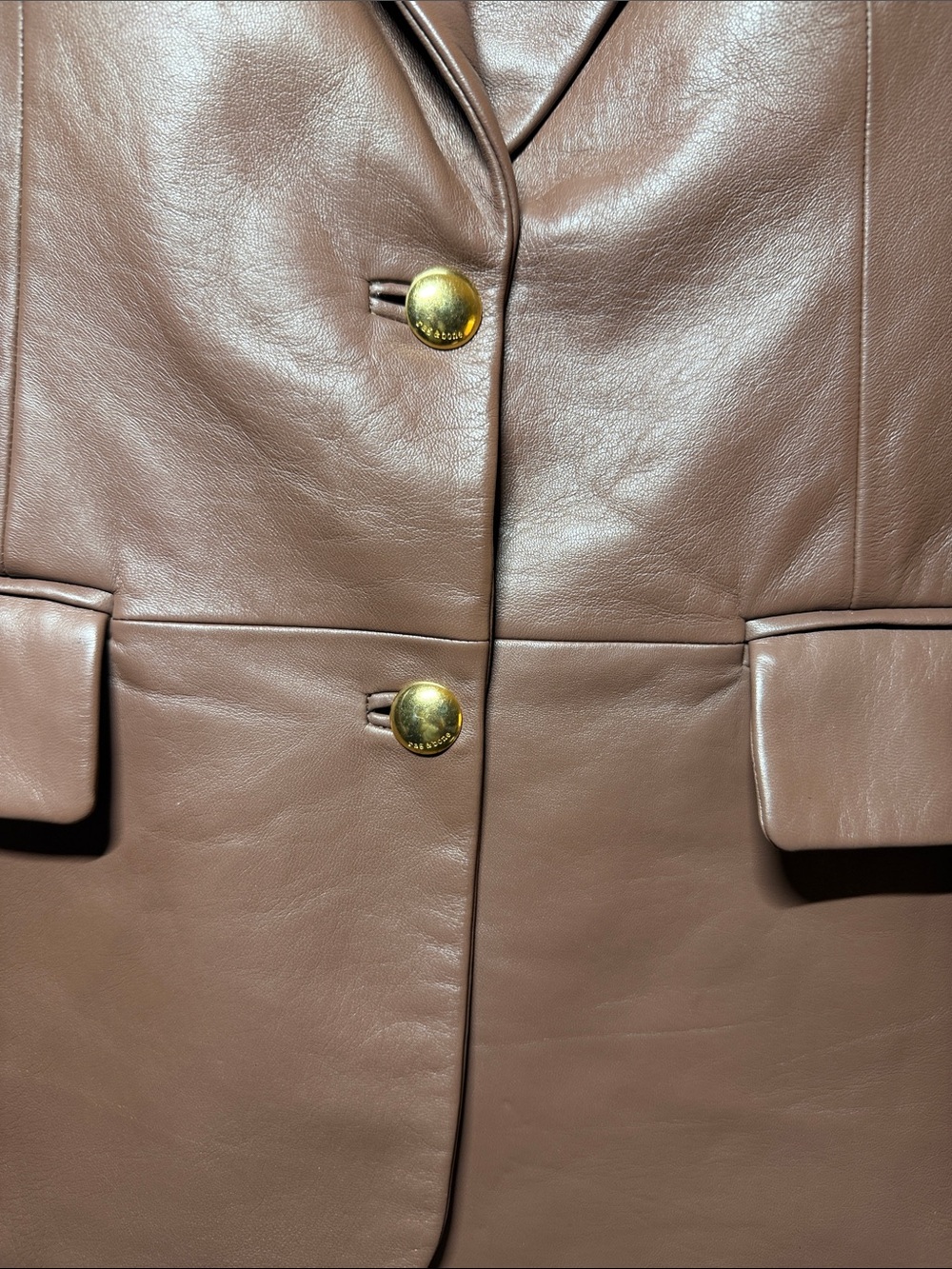 Rag & bone Brown Archer Leather Blazer Jacket NWT - Picture 8 of 10